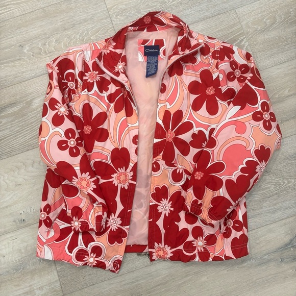 Catalina Jackets & Blazers - Vintage Catalina Floral Wind Breaker